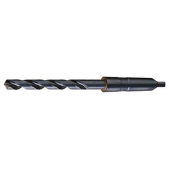 17/32 RHS / RHC HSS 118 Degree Radial Point General Purpose Taper Shank Drill - Steam Oxide - Exact Tooling