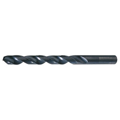 Q RHS / RHC HSS 135 Degree Split Point Heavy Duty Jobber Length Drill - Steam Oxide - Exact Tooling