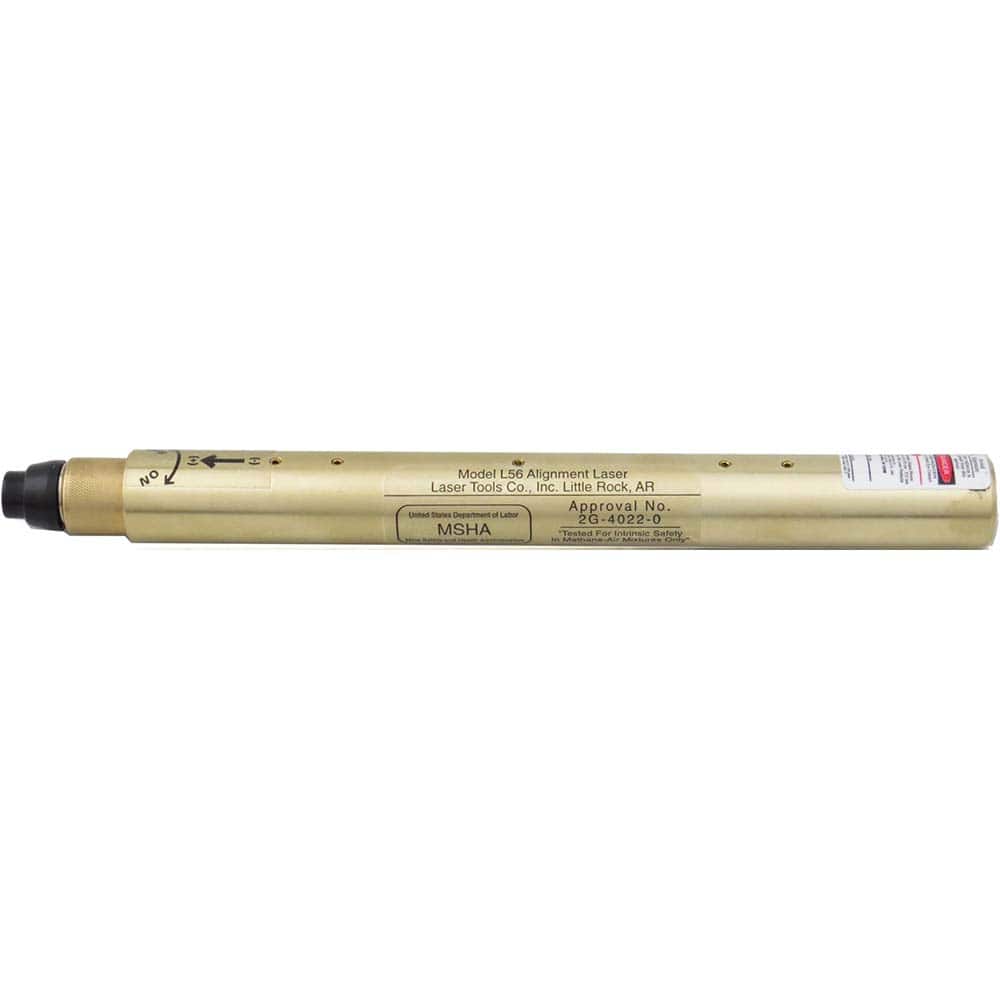 Laser Tools Co. - Laser Pointers; Type: Intrinsic Safe Laser Pointer ; Type of Power: 2 AAA Batteries ; Batteries Included: Yes ; Material: Brass ; Color: Green - Exact Tooling