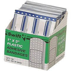 1X3 PLASTIC STRIP BANDAID 100/BOX - Exact Tooling