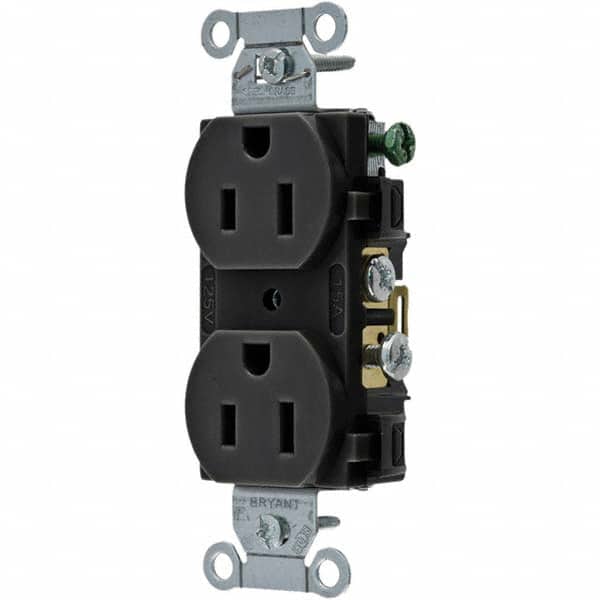 Bryant Electric - Straight Blade Receptacles Receptacle Type: Duplex Receptacle Grade: Commercial - Exact Tooling