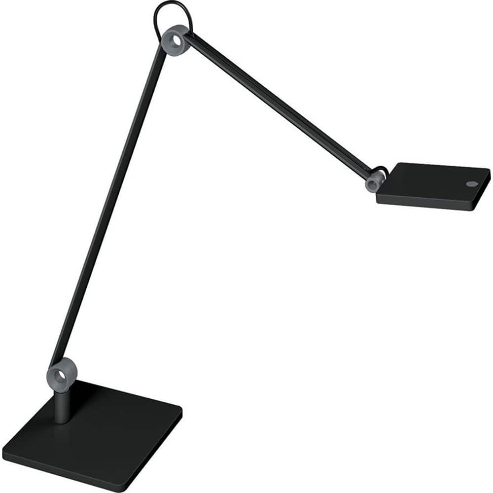 Waldmann Lighting - Task Lights; Fixture Type: Desk ; Color: Black ; Lamp Type: LED ; Mounting Type: Base Mount ; Adjustable Arm Type: Articulated ; Arm Length (Inch): 31.5 - Exact Tooling