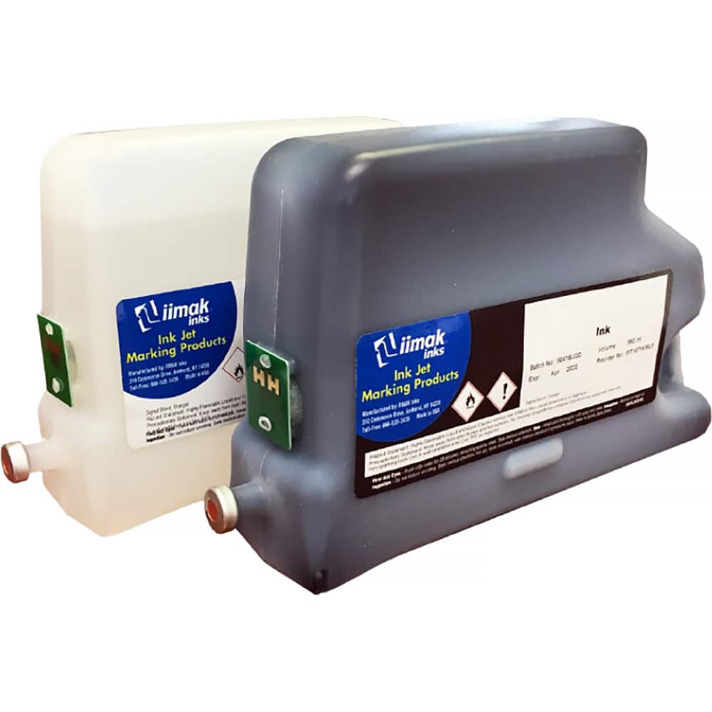 IIMAK - Office Machine Supplies & Accessories; Office Machine/Equipment Accessory Type: Ink Cartridge ; For Use With: VideoJet V410-D ; Color: Black - Exact Tooling