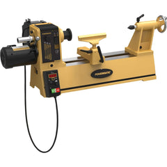 Powermatic - Single Phase 230V 1 hp 14" Swing Variable Bench Lathe - Exact Tooling