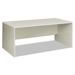 Hon - Office Desks; Type: Desk Shell ; Center Draw: No ; Color: Silver Mesh; Light Gray ; Material: Steel Base; Laminate Worksurface ; Width (Inch): 72 ; Depth (Inch): 36 - Exact Tooling