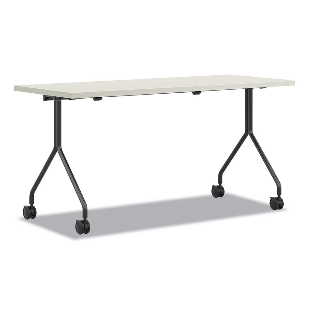 Hon - Stationary Tables; Type: Utility ; Material: High-Pressure Laminate ; Color: Black ; Height (Inch): 29 ; Length (Inch): 24 ; Width (Inch): 48 - Exact Tooling