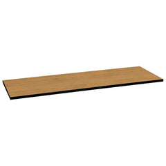 Hon - Stationary Tables; Type: Table Top ; Material: High-Pressure Laminate ; Color: Harvest; Black ; Height (Inch): 1-1/8 ; Length (Inch): 24 ; Width (Inch): 72 - Exact Tooling