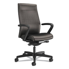 Hon - Swivel & Adjustable Office Chairs; Type: Mid-Back Chair ; Color: Black ; Seat Material: Fabric ; Height Range (Inch): 45 ; Depth (Inch): 28-1/2 ; Width (Inch): 28 - Exact Tooling
