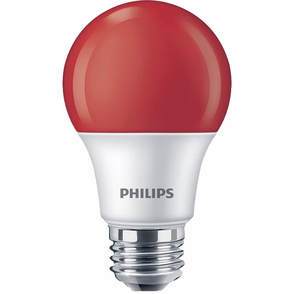 Philips - Lamps & Light Bulbs; Lamp Technology: LED ; Lamps Style: Residential/Office ; Lamp Type: A19 ; Wattage Equivalent Range: 1-19 ; Actual Wattage: 8 ; Base Style: Medium Screw - Exact Tooling