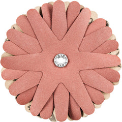 PFERD - Sanding Stars; Abrasive Type: Coated ; Abrasive Material: Aluminum Oxide ; Star Diameter (Inch): 4 ; Grit: 240 ; Grade: Very Fine ; Connector Type: Arbor - Exact Tooling