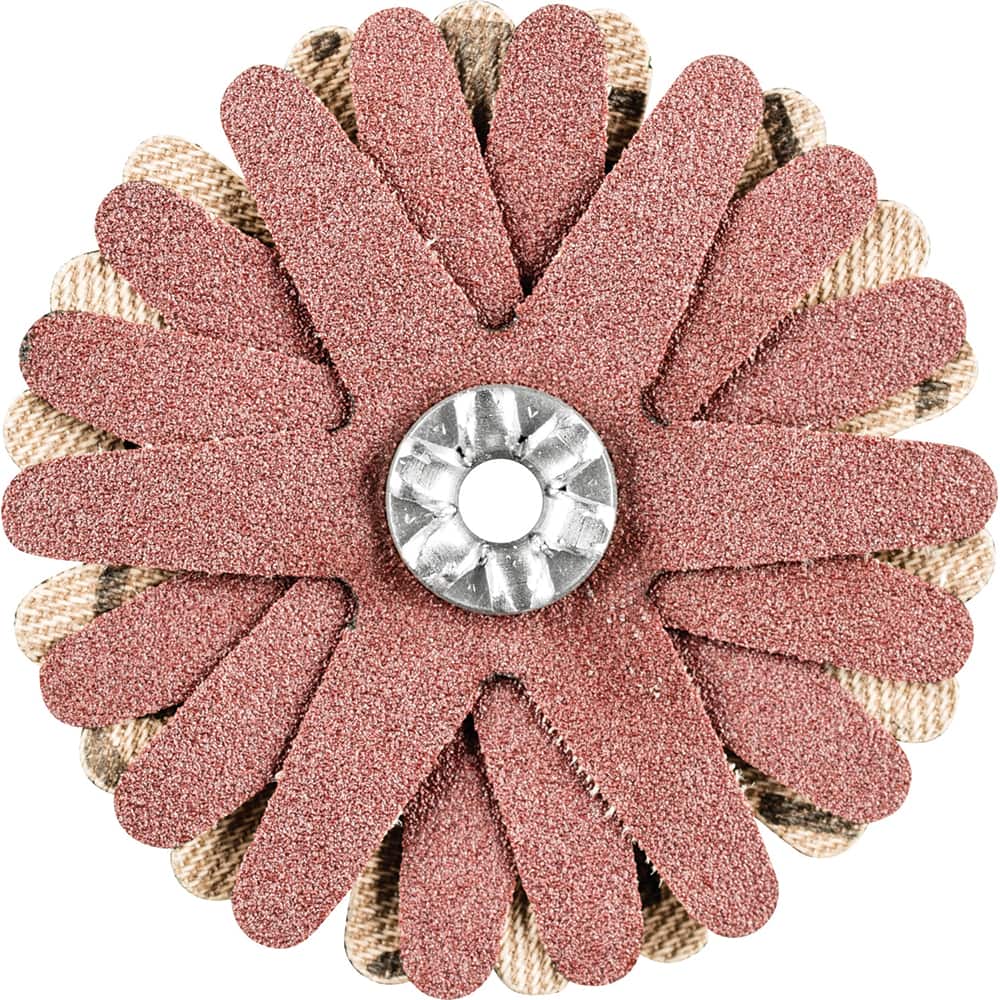 PFERD - Sanding Stars; Abrasive Type: Coated ; Abrasive Material: Aluminum Oxide ; Star Diameter (Inch): 2 ; Grit: 180 ; Grade: Fine ; Connector Type: Arbor - Exact Tooling
