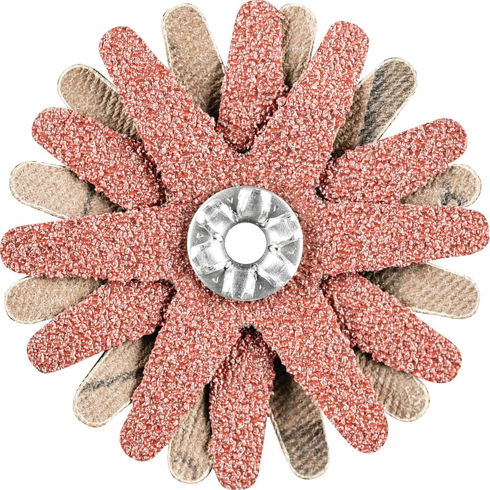 PFERD - Sanding Stars; Abrasive Type: Coated ; Abrasive Material: Aluminum Oxide ; Star Diameter (Inch): 2 ; Grit: 60 ; Grade: Coarse ; Connector Type: Arbor - Exact Tooling