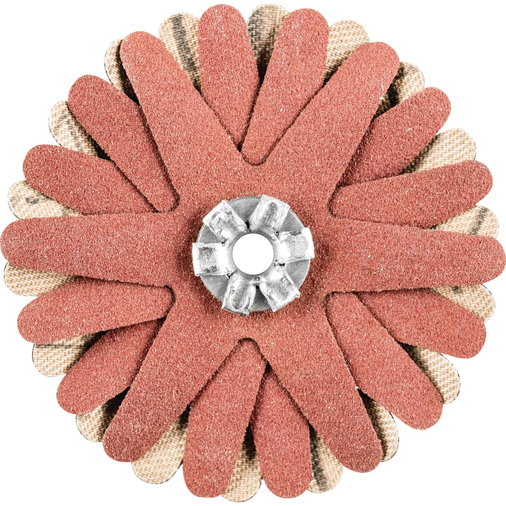 PFERD - Sanding Stars; Abrasive Type: Coated ; Abrasive Material: Aluminum Oxide ; Star Diameter (Inch): 2 ; Grit: 320 ; Grade: Extra Fine ; Connector Type: Arbor - Exact Tooling