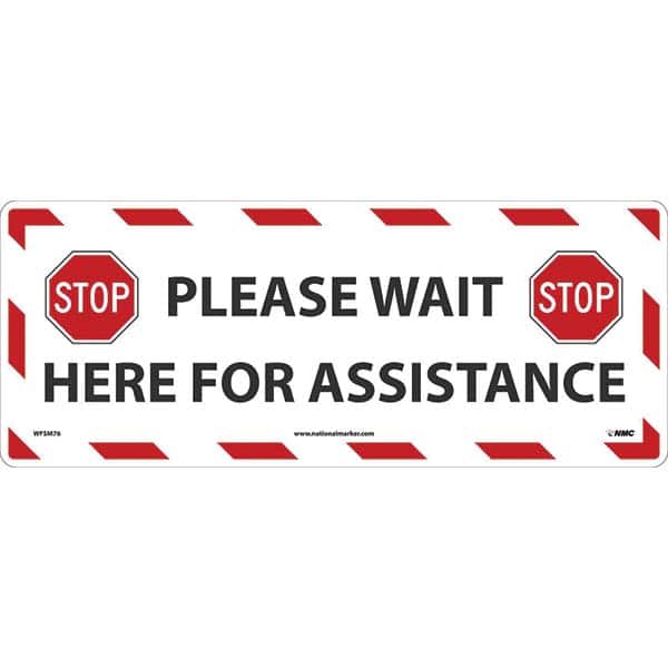 NMC - Adhesive Backed Floor Signs Message Type: COVID-19 Graphic Type: None - Exact Tooling