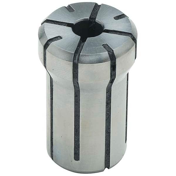 Parlec - Double Angle Collets; Type: Sealed Collet ; Collet Series: DA 100 ; Size (mm): 5 ; Overall Length (Inch): 1.437 ; Overall Diameter (Decimal Inch): 0.7690 ; Minimum Collet Capacity (mm): 5.00 - Exact Tooling