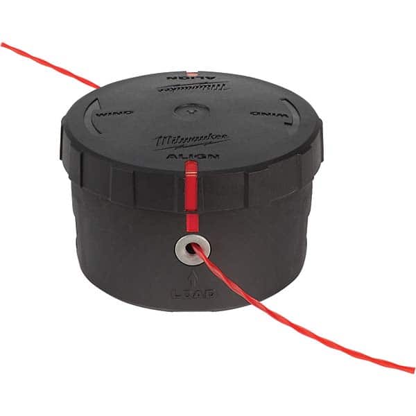 Milwaukee Tool - Power Lawn & Garden Equipment Accessories; Type: String Trimmer Replacement Head ; Product Compatibility: Milwaukee String Trimmer ; Material: Plastic ; Diameter (Inch): 4.33 ; Width (Inch): 2-1/4 ; Height (Inch): 2.73 - Exact Tooling