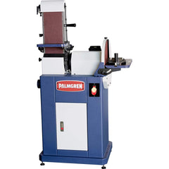 Palmgren - Combination Sanding Machines; Belt Length (Inch): 48 ; Belt Width (Inch): 6 ; Disc Diameter (Inch): 14.0000 ; Phase: 1 ; Voltage: 115/230 ; Belt Speed (ft/min): 2258.00 - Exact Tooling