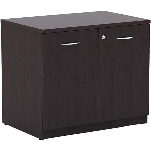 ALERA - 1 Shelf Sliding Door Storage Cabinet - Exact Tooling