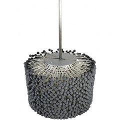 Brush Research Mfg. - 9-1/2" Bore Diam, 240 Grit, Boron Carbide Flexible Hone - Medium, 8" OAL - Exact Tooling