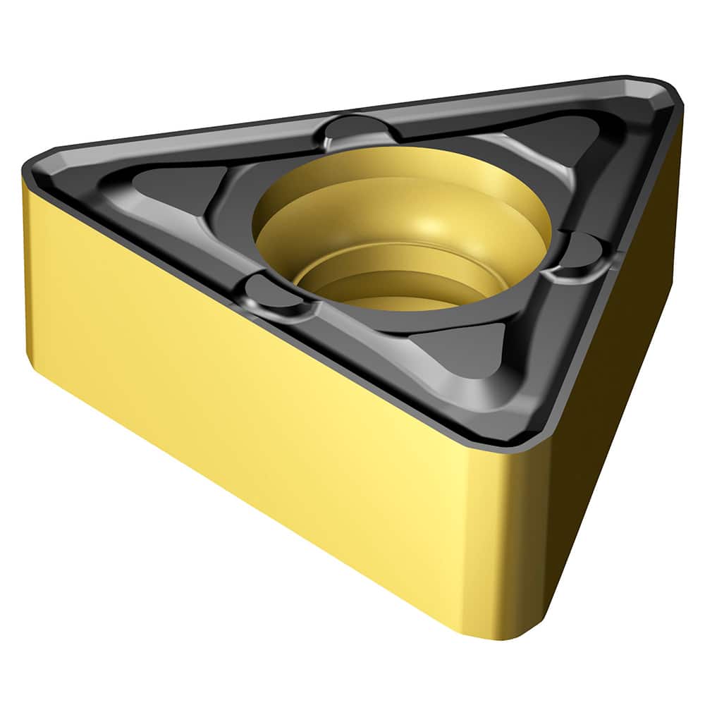 Turning Insert: TNMU 16 04 12-WM 4415, TiCN, Al2O3 & TiN Finish, Neutral, 0.0469″ Corner Radius, N/A Series TNMU-WM
