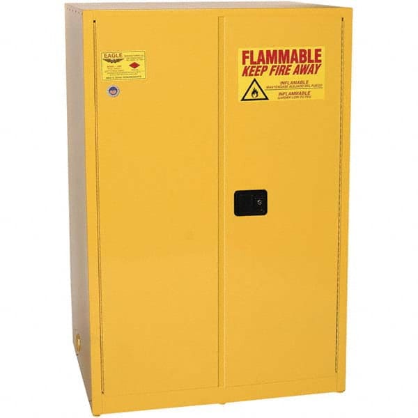 Eagle - Safety Cabinets Hazardous Chemical Type: Flammable and Combustible Liquids Color: Yellow - Exact Tooling