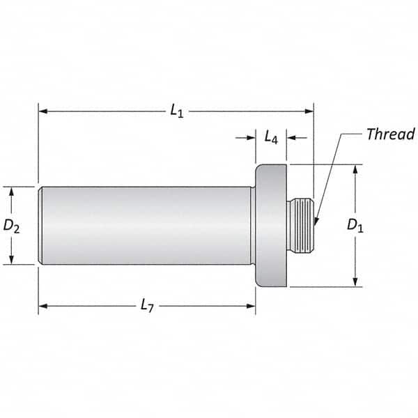 Allied Machine and Engineering - Boring Head Arbors, Shanks & Adapters Shank Type: Straight Shank Mount Type: Threaded Mount - Exact Tooling
