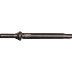 Mayhew - 3/16" Head Width, 6" OAL, Rivet Cutter Chisel - Round Drive, Round Shank, Steel - Exact Tooling