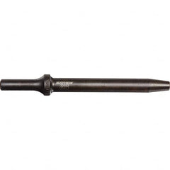Mayhew - 5/32" Head Width, 6" OAL, Rivet Cutter Chisel - Round Drive, Round Shank, Steel - Exact Tooling