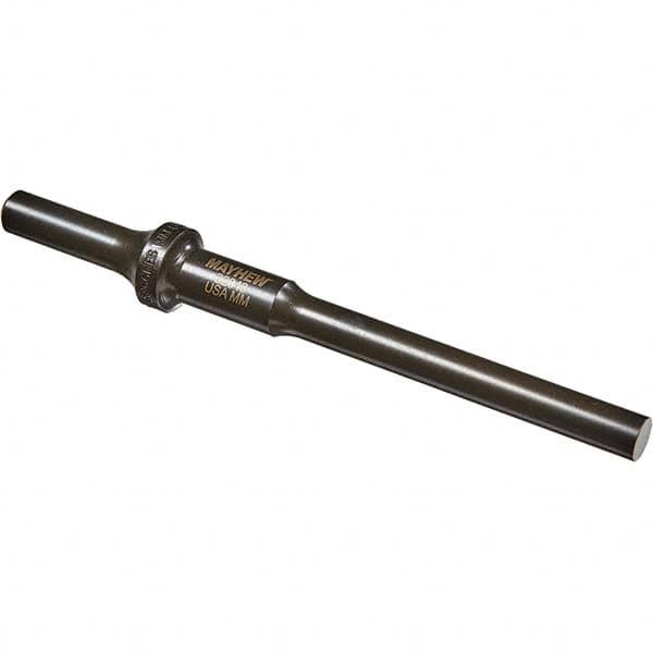 Mayhew - 3/8" Head Width, 6" OAL, Roll Pin Punch - Round Drive, Round Shank, Steel - Exact Tooling