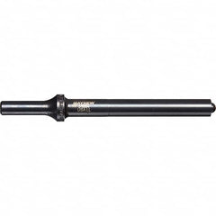 Mayhew - 1/2" Head Width, 6" OAL, Roll Pin Punch - Round Drive, Round Shank, Steel - Exact Tooling