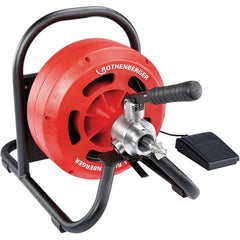 Rothenberger - Electric & Gas Drain Cleaning Machines Type of Power: Electric For Minimum Pipe Size: 1.570 (Inch) - Exact Tooling