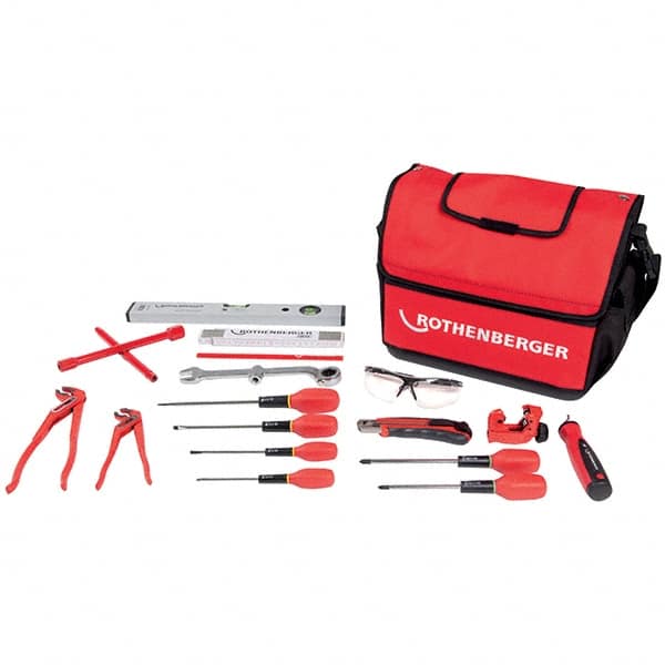 Rothenberger - Combination Hand Tool Sets Tool Type: Plumber's Tool Set Number of Pieces: 13 - Exact Tooling