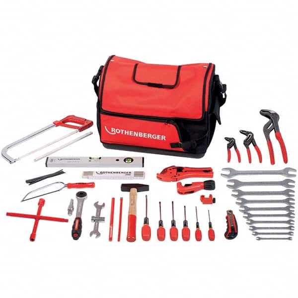 Rothenberger - Combination Hand Tool Sets Tool Type: Plumber's Tool Set Number of Pieces: 57 - Exact Tooling