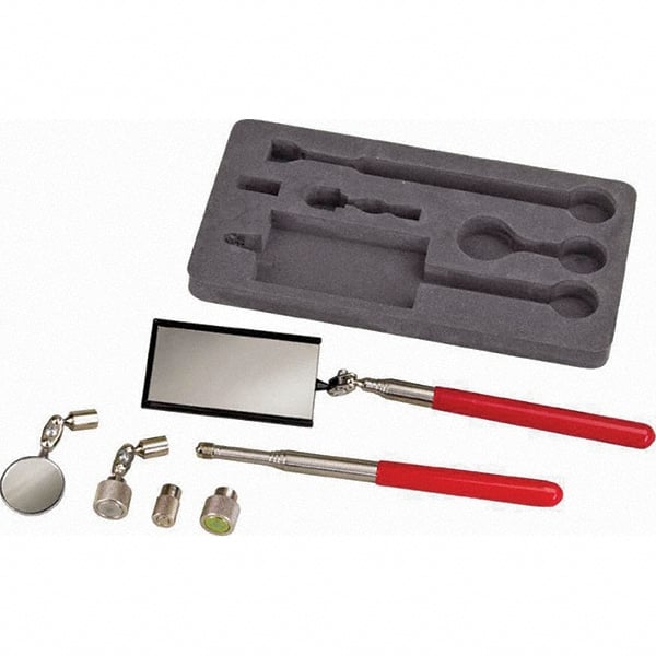 OTC - Inspection Mirror Sets Mirror Shape: Square Features: Magnifying - Exact Tooling