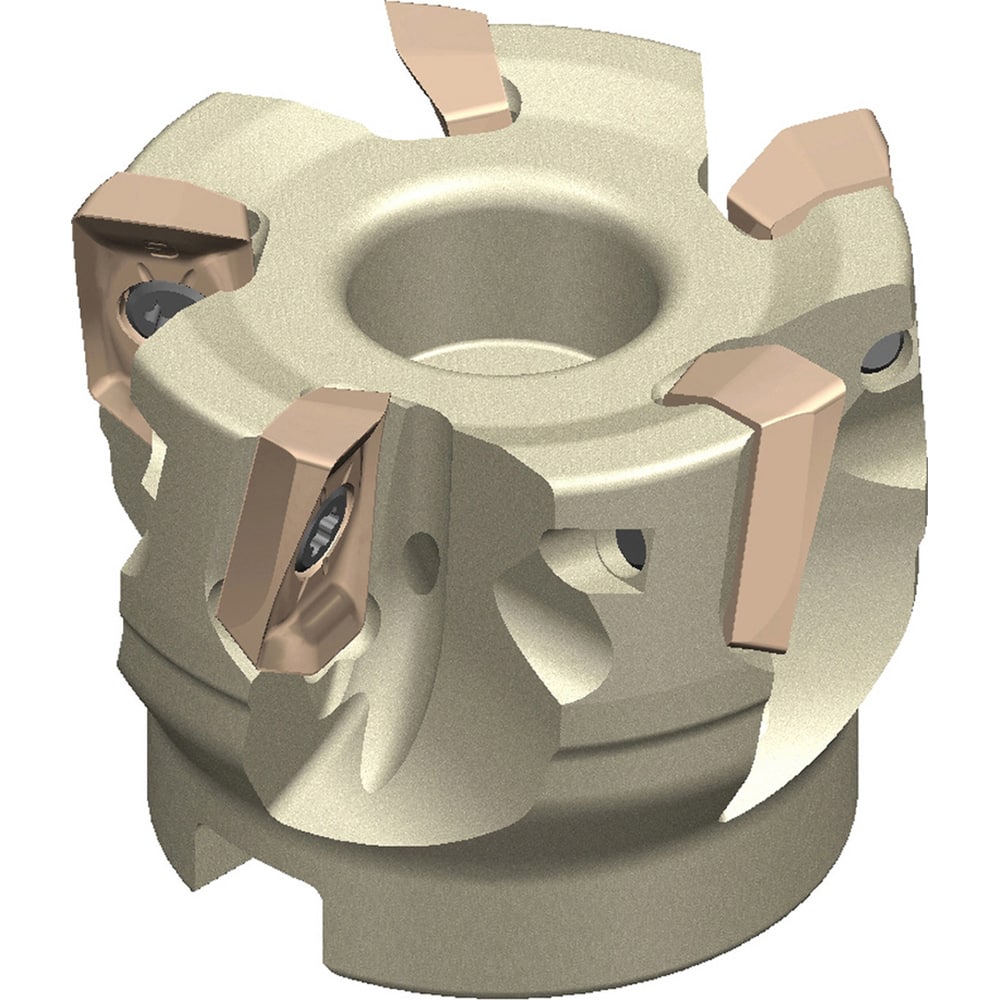 Sumitomo - Indexable Square-Shoulder Face Mills; Cutting Diameter (Inch): 4 ; Arbor Hole Diameter (Inch): 1.5 ; Lead Angle: 90 ; Overall Height (Inch): 2.5 ; Insert Compatibility: AOMT17; AOET17 ; Series: WEZ - Exact Tooling