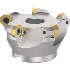 Kennametal - Indexable Square-Shoulder Face Mills; Cutting Diameter (mm): 50.00 ; Cutting Diameter (Inch): 1.9690 ; Arbor Hole Diameter (mm): 22.00 ; Lead Angle: 42 ; Overall Height (mm): 40.00000 ; Insert Compatibility: OD - Exact Tooling