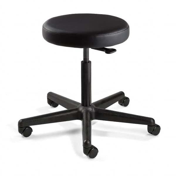 Bevco - Swivel & Adjustable Stools Type: Adjustable Backless Stool Base Type: Nylon - Exact Tooling