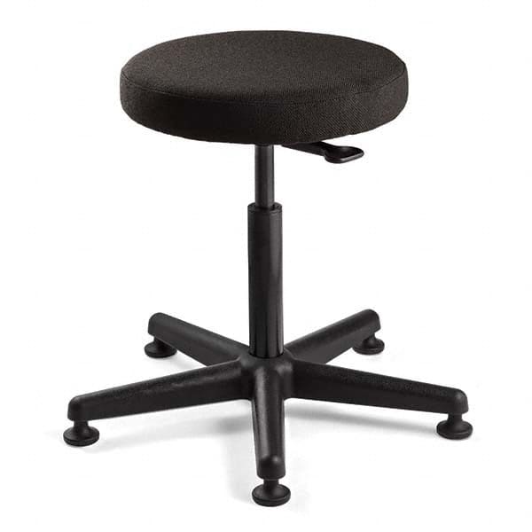 Bevco - Swivel & Adjustable Stools Type: Adjustable Backless Stool Base Type: Nylon - Exact Tooling
