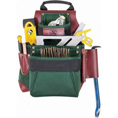 CLC - Tool Pouches & Holsters; Holder Type: Tool Bag ; Tool Type: General Purpose ; Material: Ballistic Nylon ; Color: Brown/Green ; Number of Pockets: 7 ; Depth (Inch): 6 - Exact Tooling