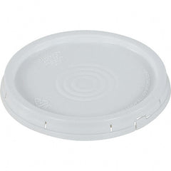 Vestil - Tote & Storage Container Lids For Use With: 3-1/2, 5 & 6 Gallon Pails Width (Decimal Inch): 12.500 - Exact Tooling