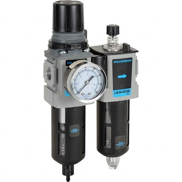 Wilkerson - Filter, Regulator & Lubricator (FRL) Units Configuration: 2 Pc. Filter/Regulator-Lubricator Body Type: Compact - Exact Tooling