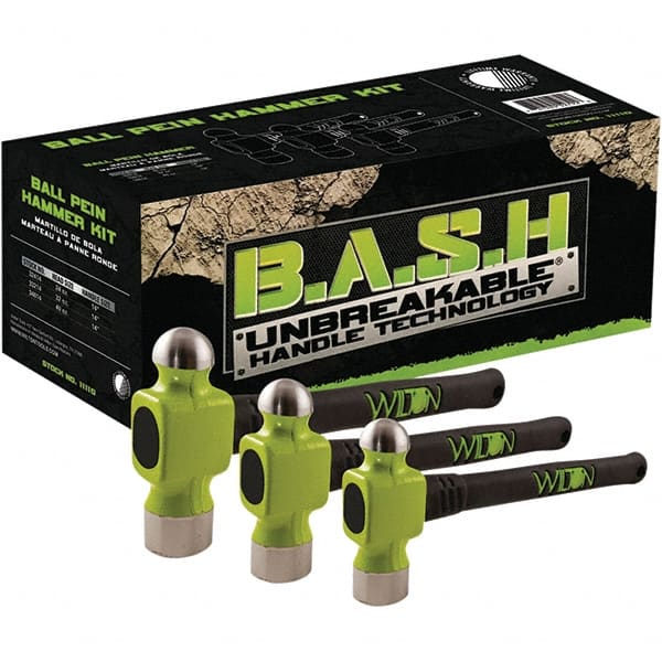 Wilton - Hammer & Mallet Sets Type: Ball Pein Number of Pieces: 3 - Exact Tooling