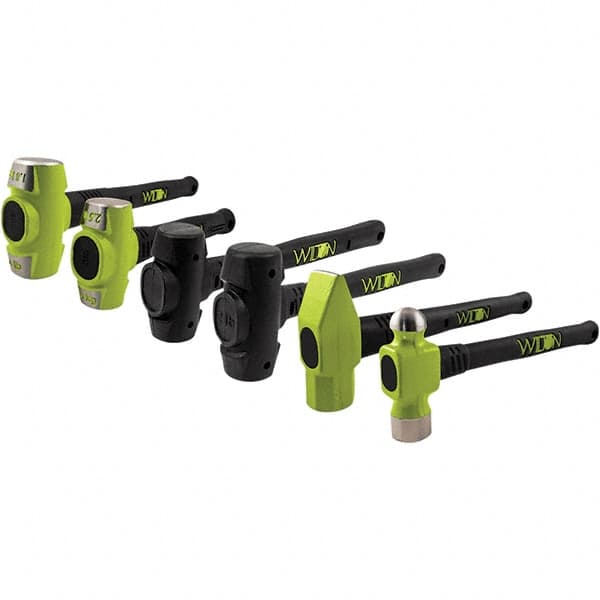 Wilton - Hammer & Mallet Sets Type: Master Hammer Set Number of Pieces: 6 - Exact Tooling