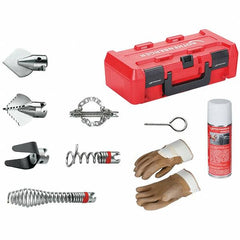 Rothenberger - Drain Cleaning Machine Cutters & Accessories Type: Tool Kit for Drain Cleaner For Use With Machines: Rothenberger R600 Drain Cleaner - Exact Tooling