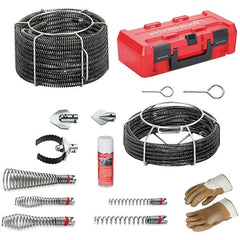 Rothenberger - Drain Cleaning Machine Cutters & Accessories Type: Tool Kit for Drain Cleaner For Use With Machines: Rothenberger R600 Drain Cleaner - Exact Tooling