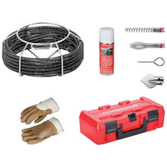 Rothenberger - Drain Cleaning Machine Cutters & Accessories Type: Tool Kit for Drain Cleaner For Use With Machines: Rothenberger R600 Drain Cleaner - Exact Tooling