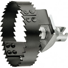 Rothenberger - Drain Cleaning Machine Cutters & Accessories Type: Two-Way Root Cutter For Use With Machines: Rothenberger R600 Drain Cleaner - Exact Tooling