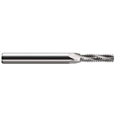Harvey Tool - 10-24 Internal 24 TPI 3/16" Shank 3-Flute Solid Carbide Helical Flute Thread Mill - Exact Tooling