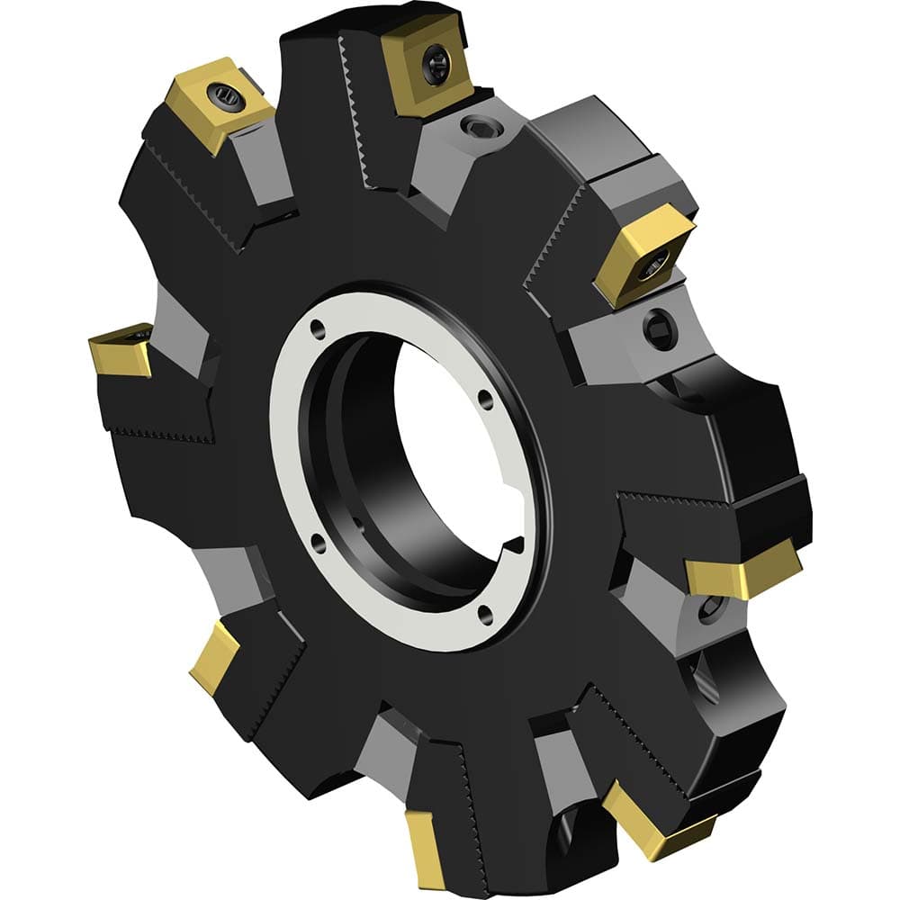 Sandvik Coromant - Indexable Slotting Cutters; Connection Type: Arbor Hole ; Maximum Depth of Cut (Decimal Inch): 0.4170 ; Cutter Diameter (mm): 127.00 ; Hole Diameter (mm): 38.1000 ; Number of Teeth: 8 ; Toolholder Style: L331.52 - Exact Tooling