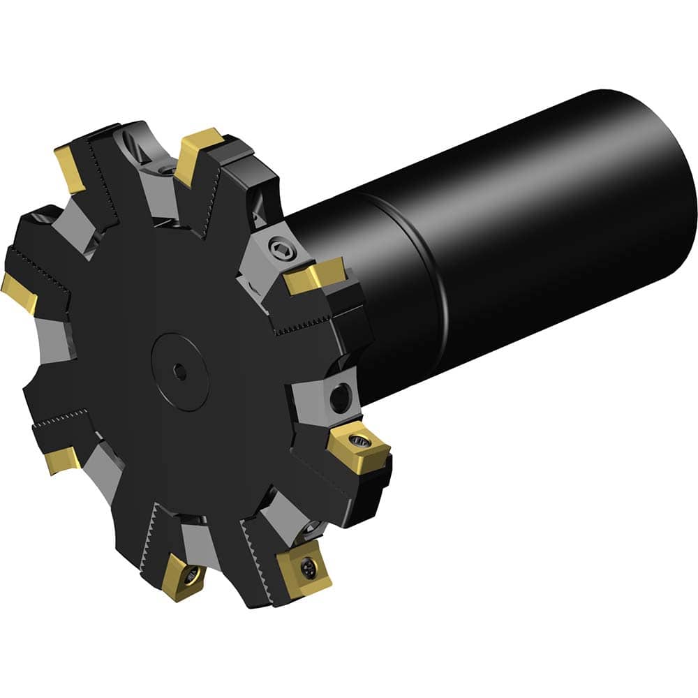 Sandvik Coromant - Indexable Slotting Cutters; Connection Type: Straight ; Maximum Depth of Cut (mm): 7.60 ; Cutter Diameter (mm): 100.00 ; Shank Diameter (mm): 40.0000 ; Number of Teeth: 8 ; Toolholder Style: R331.52 - Exact Tooling